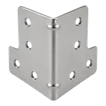 ESQUINERO METALICO, 6CM X 5.3CM X 3.5CM, TIPO L, ACERO LAMINADO - Miniatura 2
