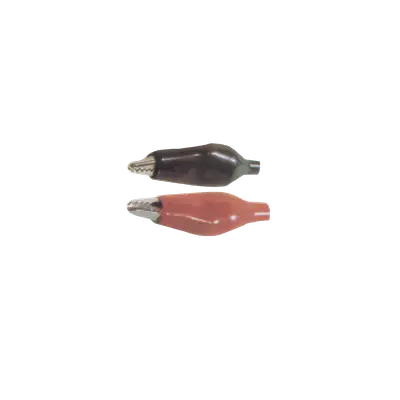 LAGARTO MEDIANO CON FORRO DE VINIL, ROJO-NEGRO, 4.5CM