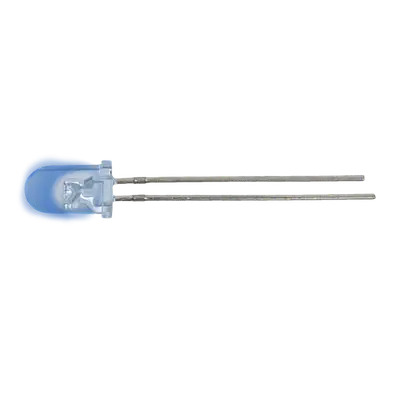 DIODO LED, 5MM, AZUL ULTRA BRILLANTE