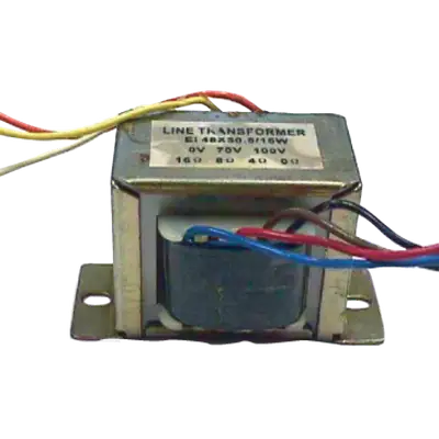 TRANSFORMADOR DE LINEA, 15W, 70V-100V, 8-16 OHM