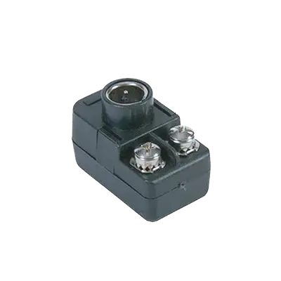 CHANCHITO, TRANSFORMADOR DE IMPEDANCIA, 300-75 OHM, COLOR NEGRO