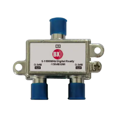 SPLITTER COAXIAL DE 2 SALIDAS, 1 ENTRADA, 1000 MHZ