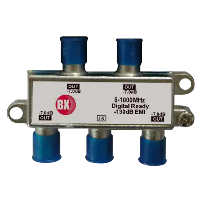 SPLITTER COAXIAL DE 4 SALIDAS, 1 ENTRADA, 1000 MHZ
