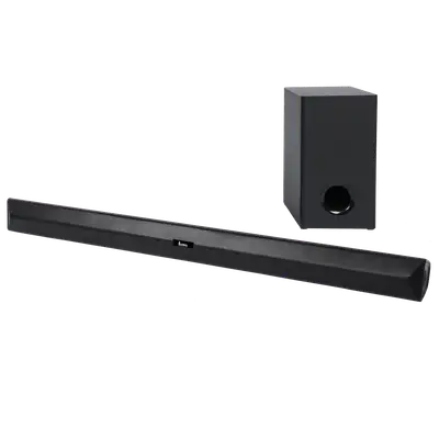 BARRA DE SONIDO TEATRO EN CASA CON SUB-BAJO INALAMBRICO, 30W+40W, BT, USB, MICROSD, AUX, HDMI ARC, OPTICO