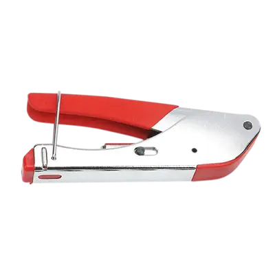 PONCHADORA Y COMPRENSION RG59, RG6 F MANGO ROJO