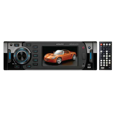 RADIO DE CARRO CON PANTALLA, 3 PULG., 4 X 50 WATTS, MP3, USB, SD, TV TUNNER