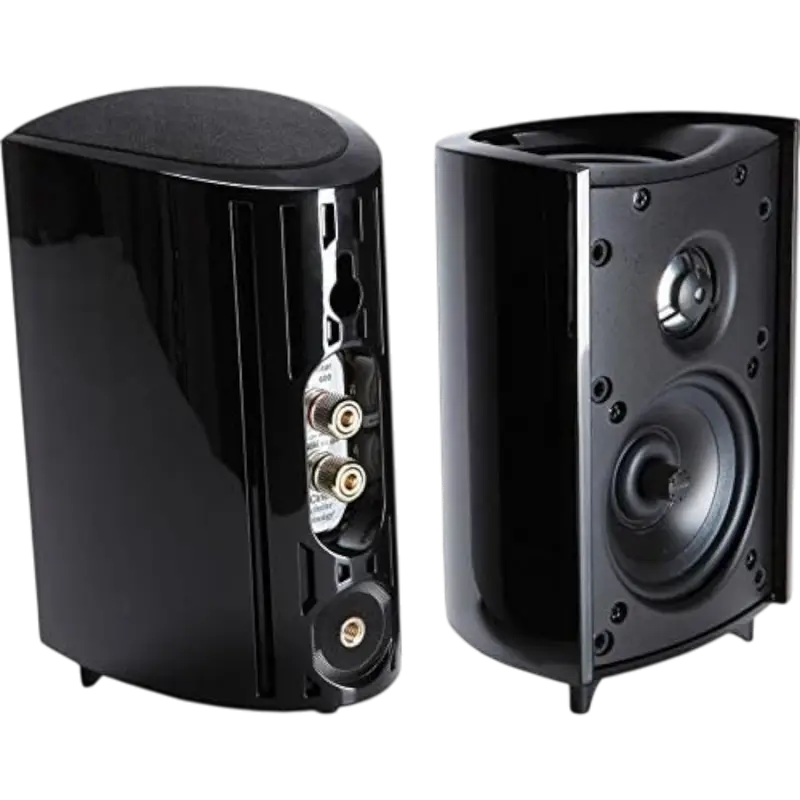 SET PARLANTES PARA TEATRO EN CASA, 250W RMS, 4 SATELITES, 1 CENTRAL CON SUB-BAJO AMPLIFICADO - Imagen 1