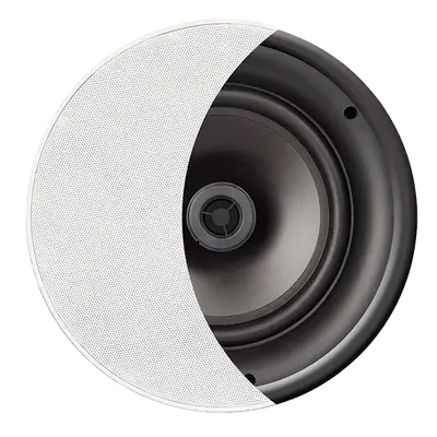 PAR DE PARLANTES PARA TUMBADO, PASIVOS, 6.5 PULG., 120W, 88DB, 8OHM, REJILLA MAGNETICA