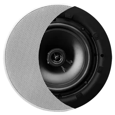 PAR DE PARLANTES PARA TUMBADO, PASIVOS, 8 PULG., 120W, 87DB, 8OHM, REJILLA MAGNETICA