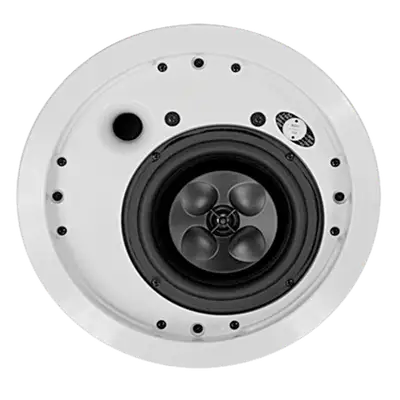 PAR DE PARLANTES PARA TUMBADO, PASIVOS, 5.25 PULG. CON TRANSFORMADOR DE LINEA, 70V-100V, 3.8-7.5-15-30W, 65W, 89DB, 4.2-8OHM