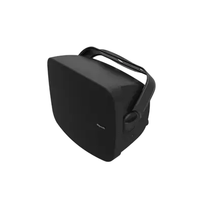 PAR DE PARLANTES NEGROS DE PARED, PASIVOS, PARA EXTERIORES, 5.25 PULG., 200W, 94DB, 8OHM