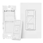 INTERRUPTOR DIMERIZABLE DE 2 SERVICIOS INALAMBRICO RF, COLOR BLANCO - Miniatura 2
