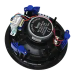 PARLANTE PARA TUMBADO CON REJILLA MAGNETICA, PASIVO, 6.5 PULG. CON TRANSFORMADOR, REJILLA BLANCA, 70V-100V, 7.5-15-30W, 89DB - Miniatura 1