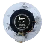 PARLANTE PARA TUMBADO, PASIVO, 6.5 PULG. CON TRANSFORMADOR, REJILLA BLANCA, 100V, 10-15-20W, 89DB - Miniatura 1