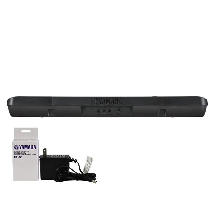 TECL 61 T, 392 TIMB, 112 EST DE ACOMP AUT, USB TO HOST, ENTRADA AUX., COLOR NEGRO, POLIFONIA 32, ADAPTADOR ORIGINAL - Imagen 1