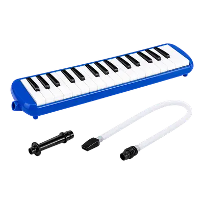 MELODICA DE 32 TECLAS, COLOR AZUL, INCLUYE BOQUILLA Y MANGUERA