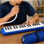 MELODICA DE 32 TECLAS, COLOR AZUL, INCLUYE BOQUILLA Y MANGUERA - Miniatura 3