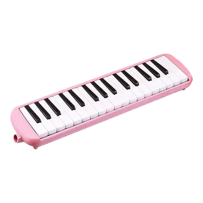 MELODICA DE 32 TECLAS, COLOR ROSADA, INCLUYE BOQUILLA Y MANGUERA