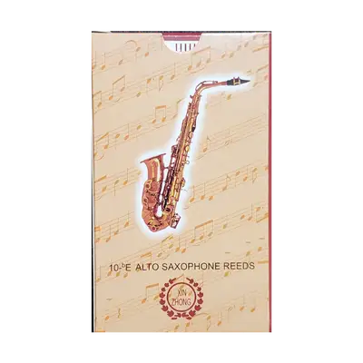 SET DE 10 CAÑAS PARA SAXOFON ALTO 2 1/2, COLOR NATURAL