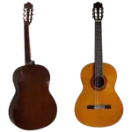 GUITARRA CLASICA 39", COLOR NATURAL, TAPA Y FONDO DE PLYWOOD - Miniatura 3