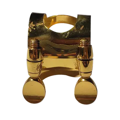 ABRAZADERA PARA BOQUILLA DE SAXOFON, METALCROMADO