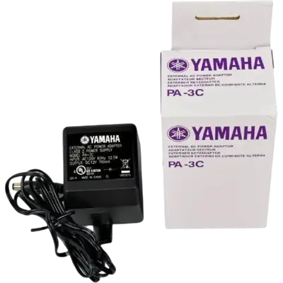 ADAPTADOR DE CORRIENTE FIJA, 12V, 0.7A, PARA TECLADOS: PSR F52. PSR-E283, PSR-E383