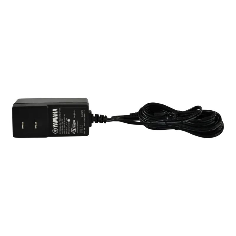 ADAPTADOR DE CORRIENTE FIJA, 12V, 1.5A, PARA TECLADOS: PSR-E483, PSR-EW310 - Imagen 1