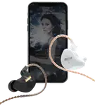 AUDIFONOS IN EAR, 1D DINAMICO 10MM, 112DB, 3.5MM DESMONTABLE, FREC 10HZ - 20 KHZ - Miniatura 2